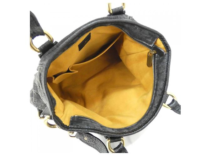 Borsa Louis Vuitton Monogram Denim Neo Cabby GM Nero Monogramma - vista 7
