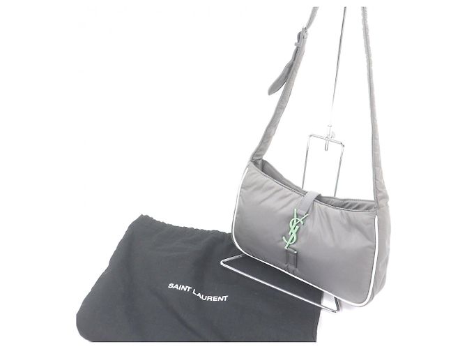 Yves Saint Laurent Nylon-Ein-Schulter-Tasche Braun - Ansicht 2