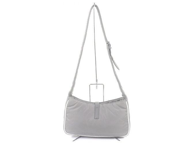Yves Saint Laurent Nylon-Ein-Schulter-Tasche Braun - Ansicht 3
