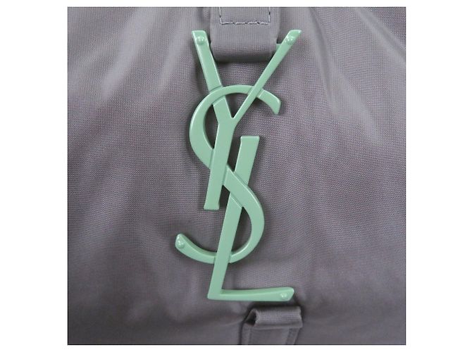 Yves Saint Laurent Nylon-Ein-Schulter-Tasche Braun - Ansicht 7