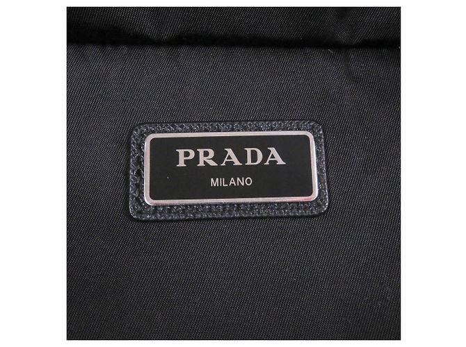Bolsa de Ombro com Logo Triangular 2VL132 da Prada Preto - vista 10