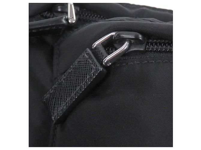 Bolsa de Ombro com Logo Triangular 2VL132 da Prada Preto - vista 8