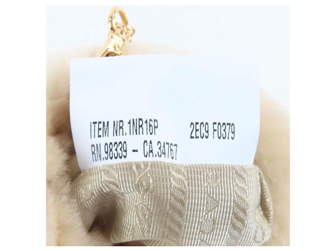 Pochette Mini in Pelle di Pecora Prada - Beige Ecru - vista 12