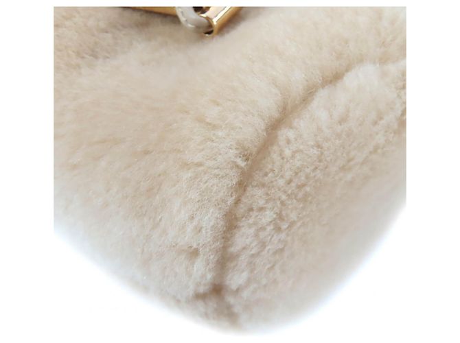 Pochette Mini in Pelle di Pecora Prada - Beige Ecru - vista 6
