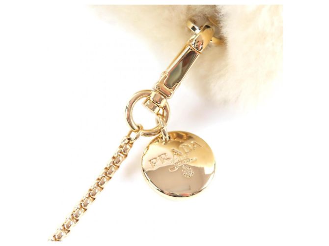 Pochette Mini in Pelle di Pecora Prada - Beige Ecru - vista 9