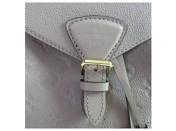 Zaino Montsouris PM Louis Vuitton Beige - vista 10