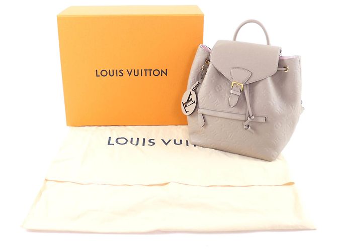 Zaino Montsouris PM Louis Vuitton Beige - vista 2