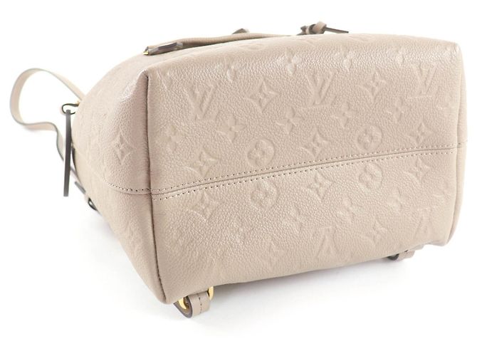 Zaino Montsouris PM Louis Vuitton Beige - vista 4