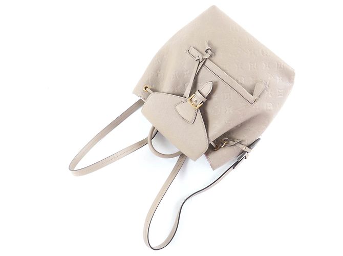 Zaino Montsouris PM Louis Vuitton Beige - vista 9