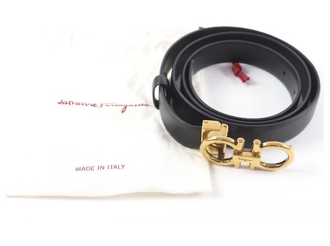 Cintura in pelle Gancini di Salvatore Ferragamo - vista 2