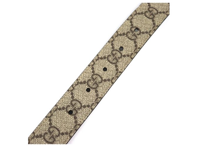 Gucci GG Marmont Supreme Gürtel Schwarz Beige - Ansicht 7