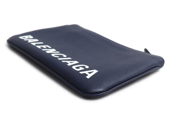 Borsa Clutch Ville di Balenciaga Blu navy - vista 2