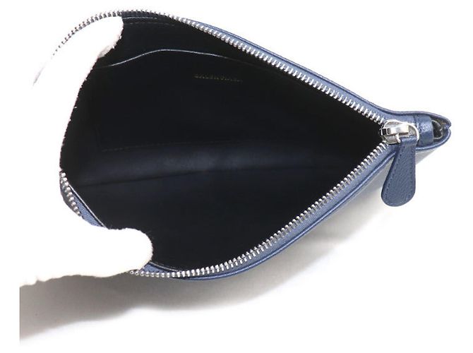 Borsa Clutch Ville di Balenciaga Blu navy - vista 3