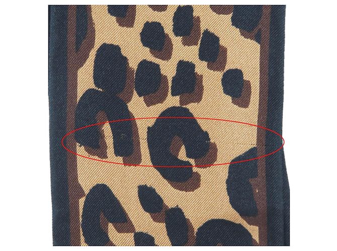Sciarpa Tippet in seta marrone e pelliccia di volpe Louis Vuitton - vista 11