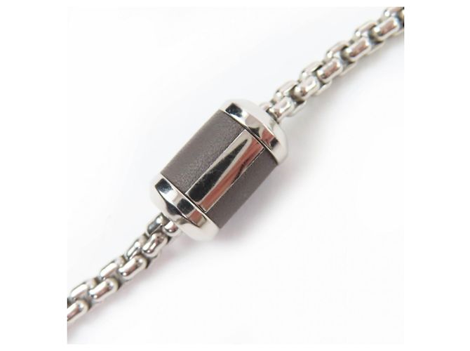 Hermès Collana Pendente H-logo Meli Melo HERMES Nero Argento - vista 6