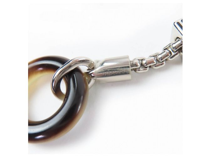 Hermès Collana Pendente H-logo Meli Melo HERMES Nero Argento - vista 8