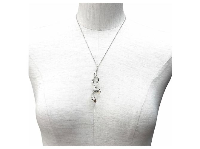 Collana a goccia doppia Orchidea rara Frank Gehry 925 Tiffany & Co. Argento - vista 3