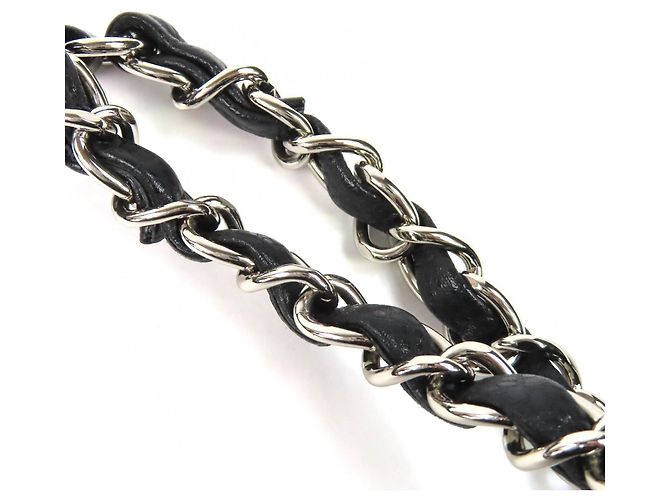 Chanel Matelassé Kettentasche Schwarz - Ansicht 11