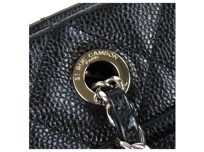Chanel Matelassé Kettentasche Schwarz - Ansicht 12