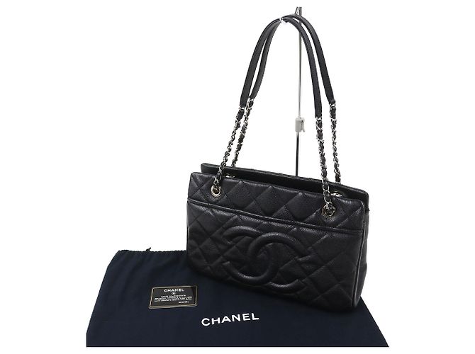 Chanel Matelassé Kettentasche Schwarz - Ansicht 2