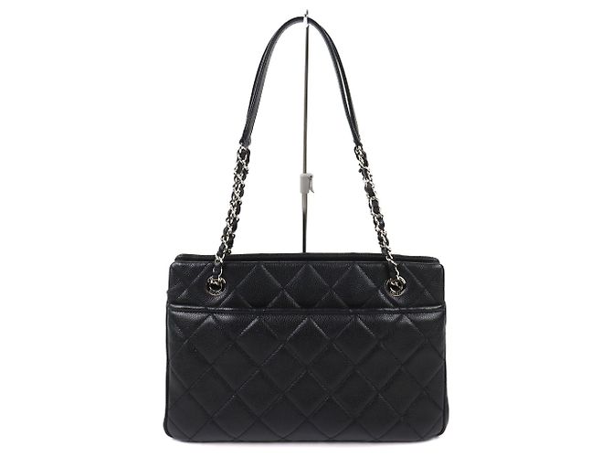 Chanel Matelassé Kettentasche Schwarz - Ansicht 3