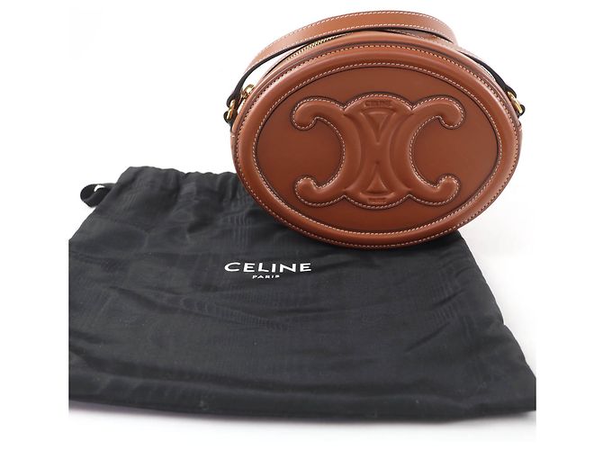 Céline Borsa a Spalla in Pelle Triomphe di Celine Marrone - vista 2
