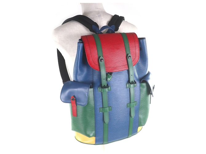Sac à dos en cuir Epi Christopher PM M55565 de Louis Vuitton Multicolore - vue 3
