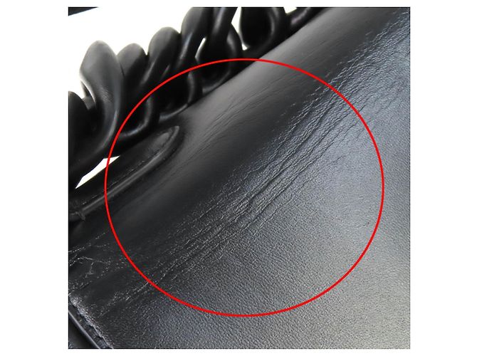 Sac à main en cuir 2-en-1 Salvatore Ferragamo Noir - vue 17