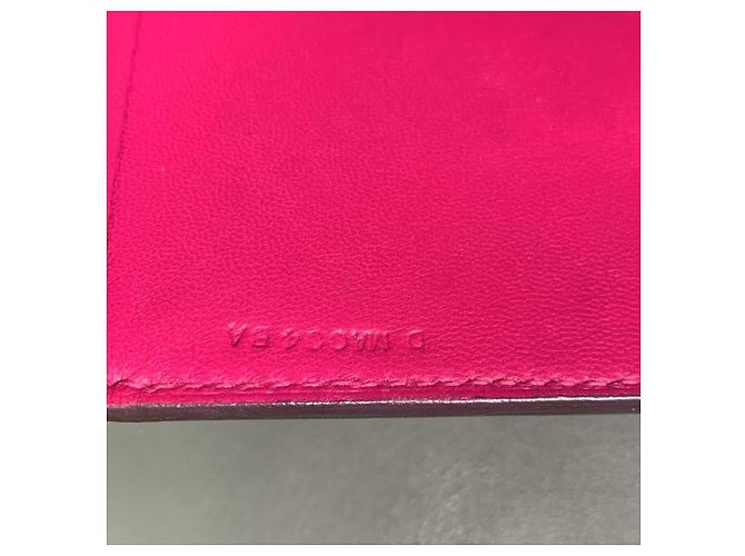 Borsa Hermès Cinhetic in pelle di pecora fucsia Fuschia - vista 6