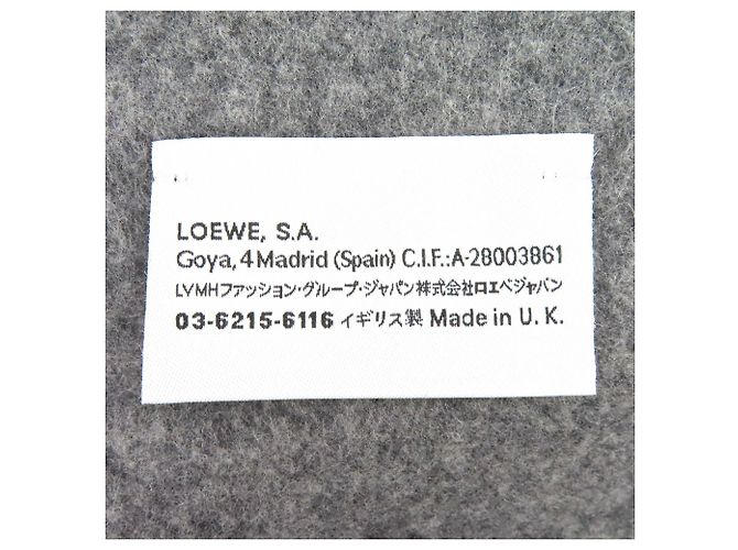 Stola in lana e cashmere Loewe Marrone Rosso - vista 7