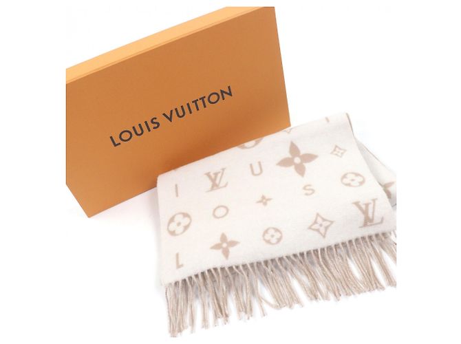 Sciarpa Reykjavik Cloud di Louis Vuitton Beige - vista 2