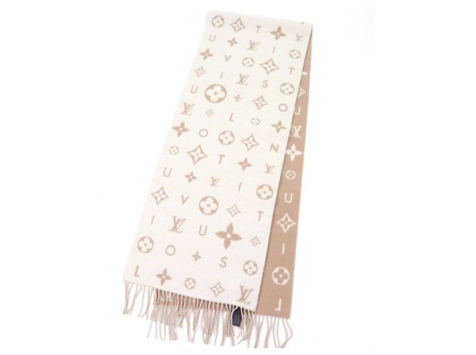 Sciarpa Reykjavik Cloud di Louis Vuitton Beige - vista 4