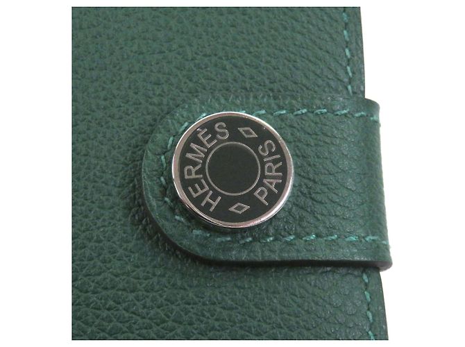 Portafoglio Lungo Hermès in Verde Scuro - vista 7