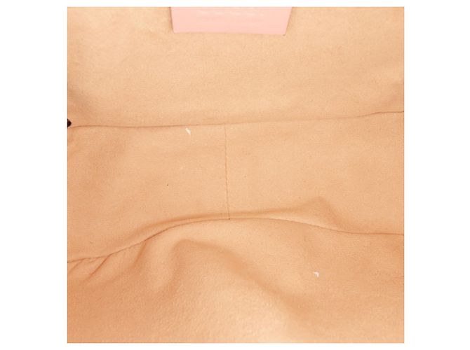 Gucci Mini GG Marmont in pelle matelassé rosa a tracolla - vista 4