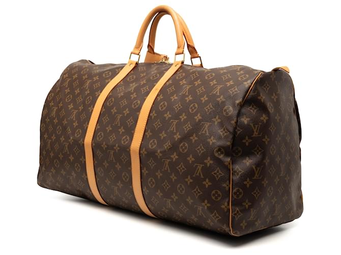 Louis Vuitton Keepall 60 Monogram Marrone - vista 2