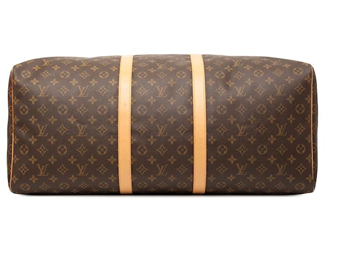 Louis Vuitton Keepall 60 Monogram Marrone - vista 3