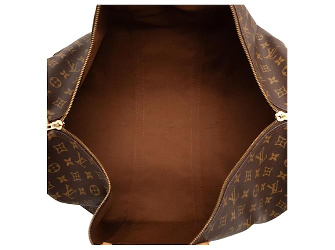 Louis Vuitton Keepall 60 Monogram Marrone - vista 4