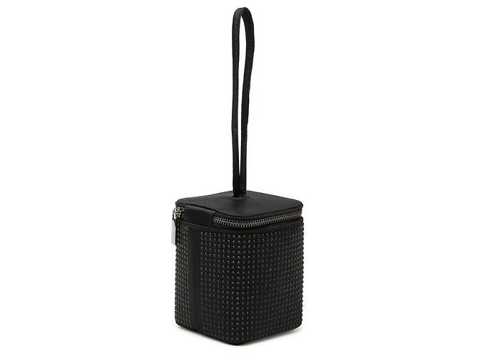 Borsa da toeletta in pelle nera con borchie Gucci Nero - vista 2