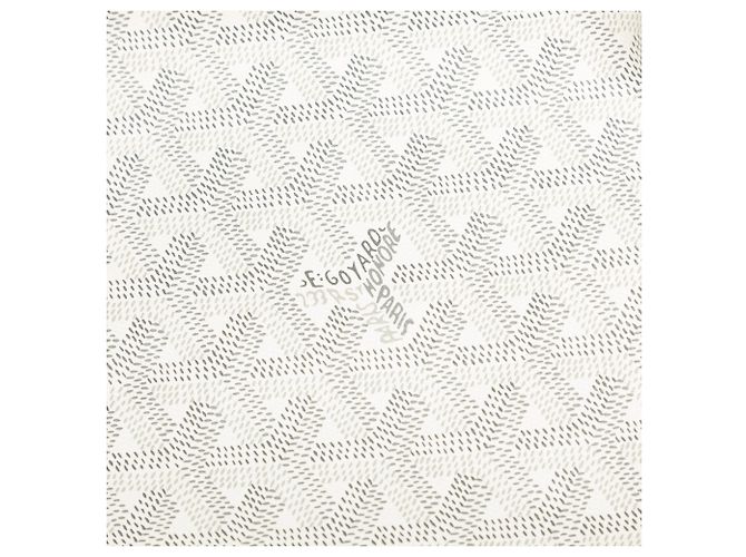 Goyard Saint Louis GM in Goyardine bianca Bianco - vista 6