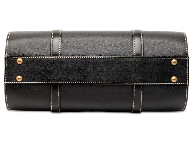 Borsa in pelle nera Burberry Nero - vista 3