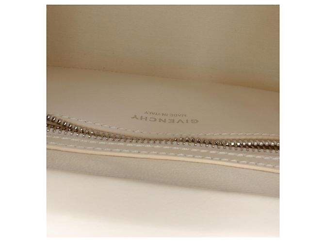 Borsa Antigona Lock 4G in pelle di vitello bianca Givenchy Bianco - vista 5