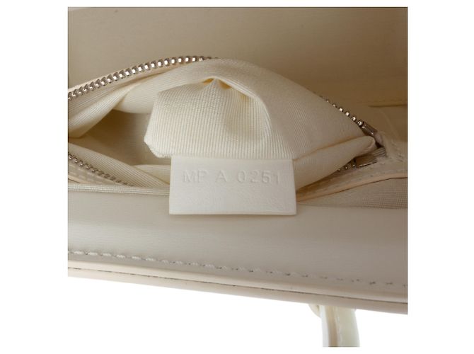 Borsa Antigona Lock 4G in pelle di vitello bianca Givenchy Bianco - vista 6