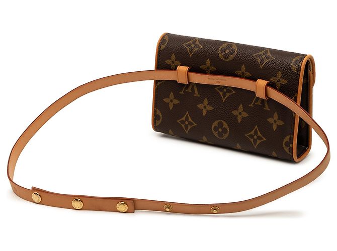 Pochette Florentine Monogramma Marrone Louis Vuitton - vista 2