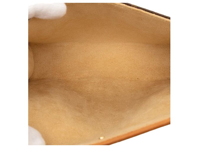 Pochette Florentine Monogramma Marrone Louis Vuitton - vista 4