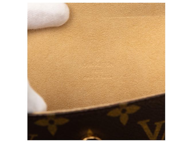 Pochette Florentine Monogramma Marrone Louis Vuitton - vista 5