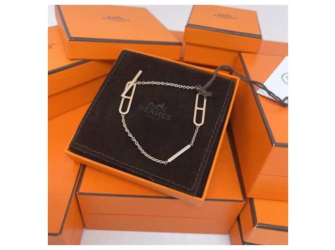 Bracciale Hermès Pig-nose Oro Rosa D'oro - vista 3