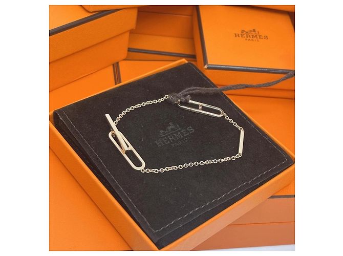 Bracciale Hermès Pig-nose Oro Rosa D'oro - vista 4