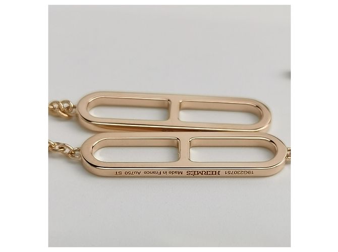 Bracciale Hermès Pig-nose Oro Rosa D'oro - vista 8