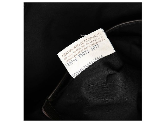 Bottega Veneta Hobo in Tela e Pelle Intrecciato Blu - vista 6