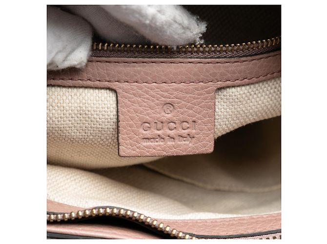 Borsa Soho Cellarius piccola in pelle di vitello rosa Gucci - vista 5
